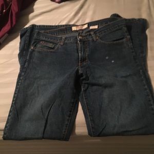 Paris Blues Flared Jeans with 1/4 Slit at Bottom